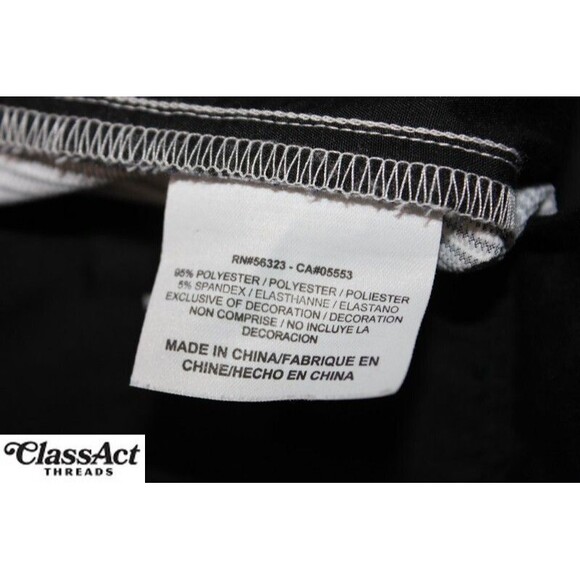 Nike Golf Pants Dri-Fit Slacks Gray White Striped Mens Flat Fronts 33" X 32" - Picture 3 of 14